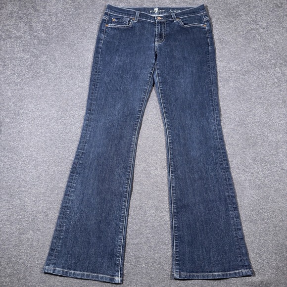 7 For All Mankind Denim - 7 For All Mankind Blue Boot Cut Jeans